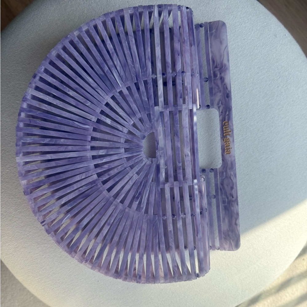 Cult Gaia Lavender Acrylic Ark Bag